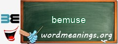 WordMeaning blackboard for bemuse